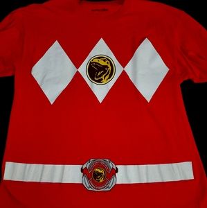 MMPR Red Ranger Shirt (WITH BELT)